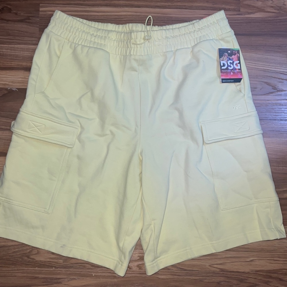 DSG yellow mens shorts